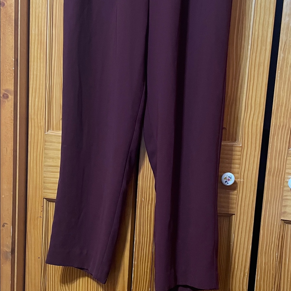 Source Unknown Maroon Boot Cut Pants - image 3